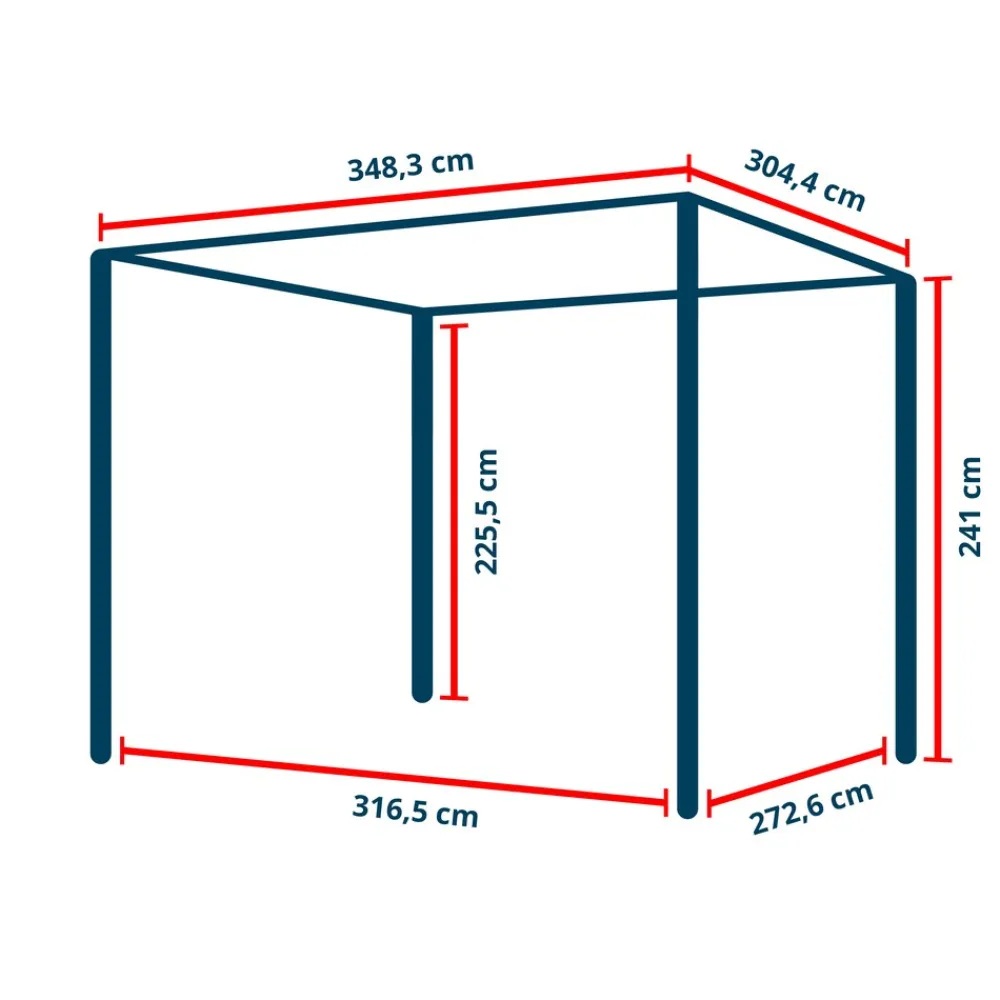 GFP Garten- & Freizeitprofi GFP Pergola Luma Premium Aluminium-Terrassenüberdachung mit Stahl-Lamellendach New