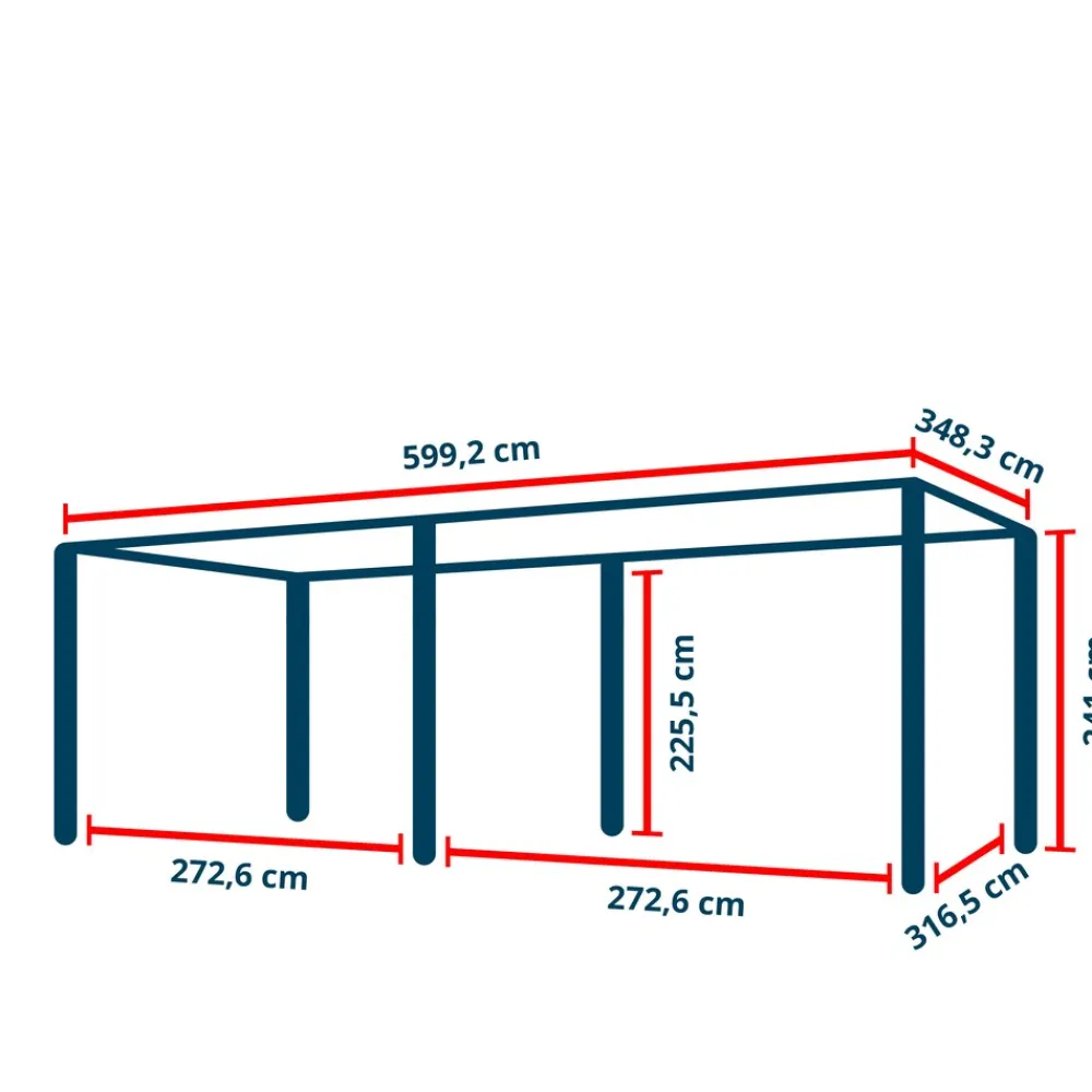 GFP Garten- & Freizeitprofi GFP Pergola Luma Premium Aluminium-Terrassenüberdachung mit Stahl-Lamellendach New