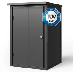 GFP Garten- & Freizeitprofi GFP Primeyard Geräteschrank FRANZ aus Metall Gartenschrank inkl. Boden, anthrazit Clearance