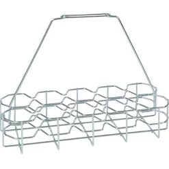 Glasträger für 10 Gläser | Getränke- & Geschirrkorb aus Metall (verzinkt) ^ ich-zapfe