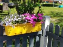 GREENLIFE Blumenkasten / Kräuterbox 10 Stück, anthrazit, komplett Discount