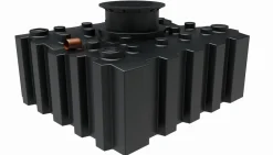Regenwasser-Flachtank 3.000 l mit Ausgleichsdom und begehbarer Abdeckung ^ GREENLIFE Online