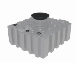 Regenwasser-Flachtank 3.000 l mit Ausgleichsdom und begehbarer Abdeckung ^ GREENLIFE Online