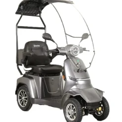 Elektromobil E-Mover Deluxe 1000 W 20 km/h dunkelgrau inkl. Topcase und Dach ^ Greenstreet Sale