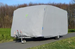 Abdeckplane für Wohnwagen oder Wohnmobile Größe M 550 x 250 x 220 cm ^ GreenYard Discount
