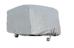 Abdeckplane für Wohnwagen oder Wohnmobile Größe M 550 x 250 x 220 cm ^ GreenYard Discount