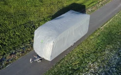 GreenYard Abdeckplane für Wohnwagen oder Wohnmobile Größe L 610 x 250 x 220 cm Hot