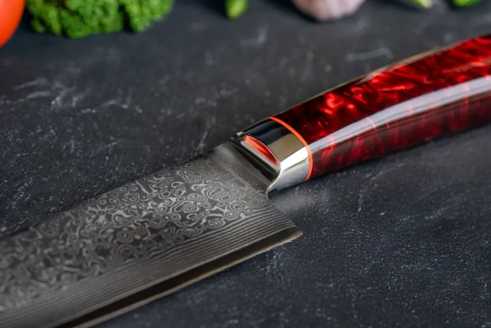 Damast Messer-Set Kochmesser & Ausbeinmesser ^ Grillfürst
