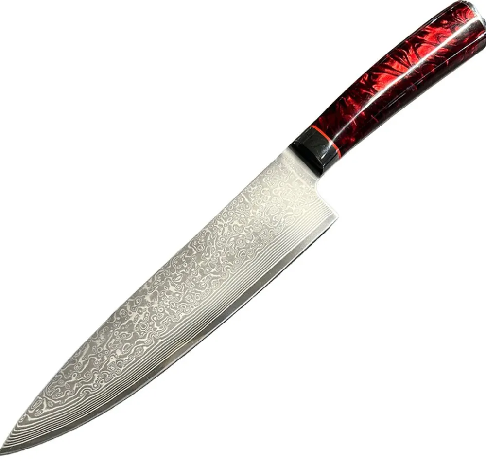 Damast Messer-Set Kochmesser & Ausbeinmesser ^ Grillfürst