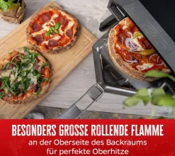 Grillfürst Gas Pizzaofen 305 - mit drehbarem Pizzastein