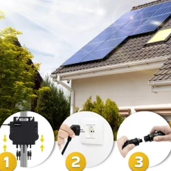 SUNNIVA GROWATT Mikro-Wechselrichter 800 W NEO-800M-X für Balkonkraftwerk, IP67 wetterfest, Plug&Play Installation, 2 MPPT, WIFI Bluetooth, Micro Inverter Discount