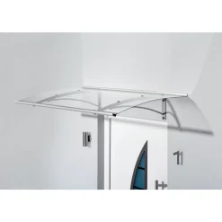 Gutta Typ PT/G Edelstahl-Pultvordach, 160 x 90 cm, gebogen Best
