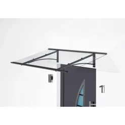 Typ PT/GR Vordach 160 x 90 cm, gerade ^ Gutta Online