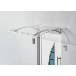 Gutta Typ PT Secco Pultvordach Edelstahl, 150 x 90 cm New