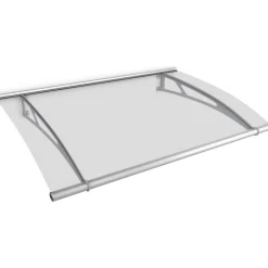 Gutta Typ XL Pultvordach Edelstahl, 205 x 142 cm, klar