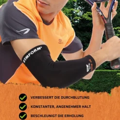 Gymform ® Bandage Kopreion - Eenbogenbandage - Tenniar Copper ine Eenbogen schwarz New