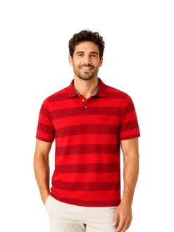 hajo Poloshirt Stay Fresh Kurzarmshirt rot Outlet