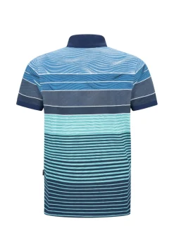 hajo Poloshirt Stay Fresh Kurzarmshirt blau