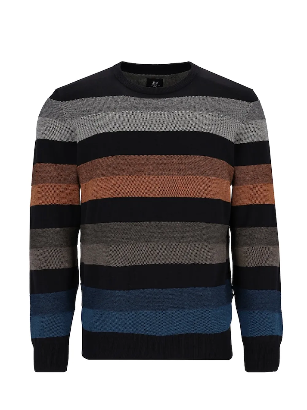 hajo Pullover Strickpullover R-Neck schwarz Hot