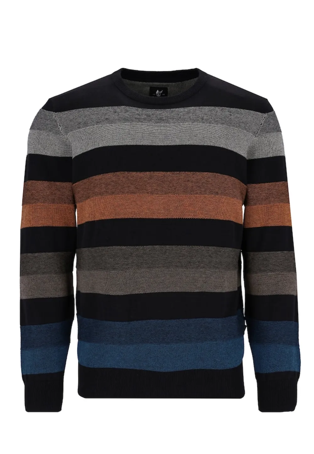 hajo Pullover Strickpullover R-Neck schwarz Hot