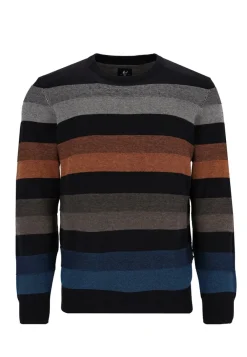 hajo Pullover Strickpullover R-Neck schwarz Hot
