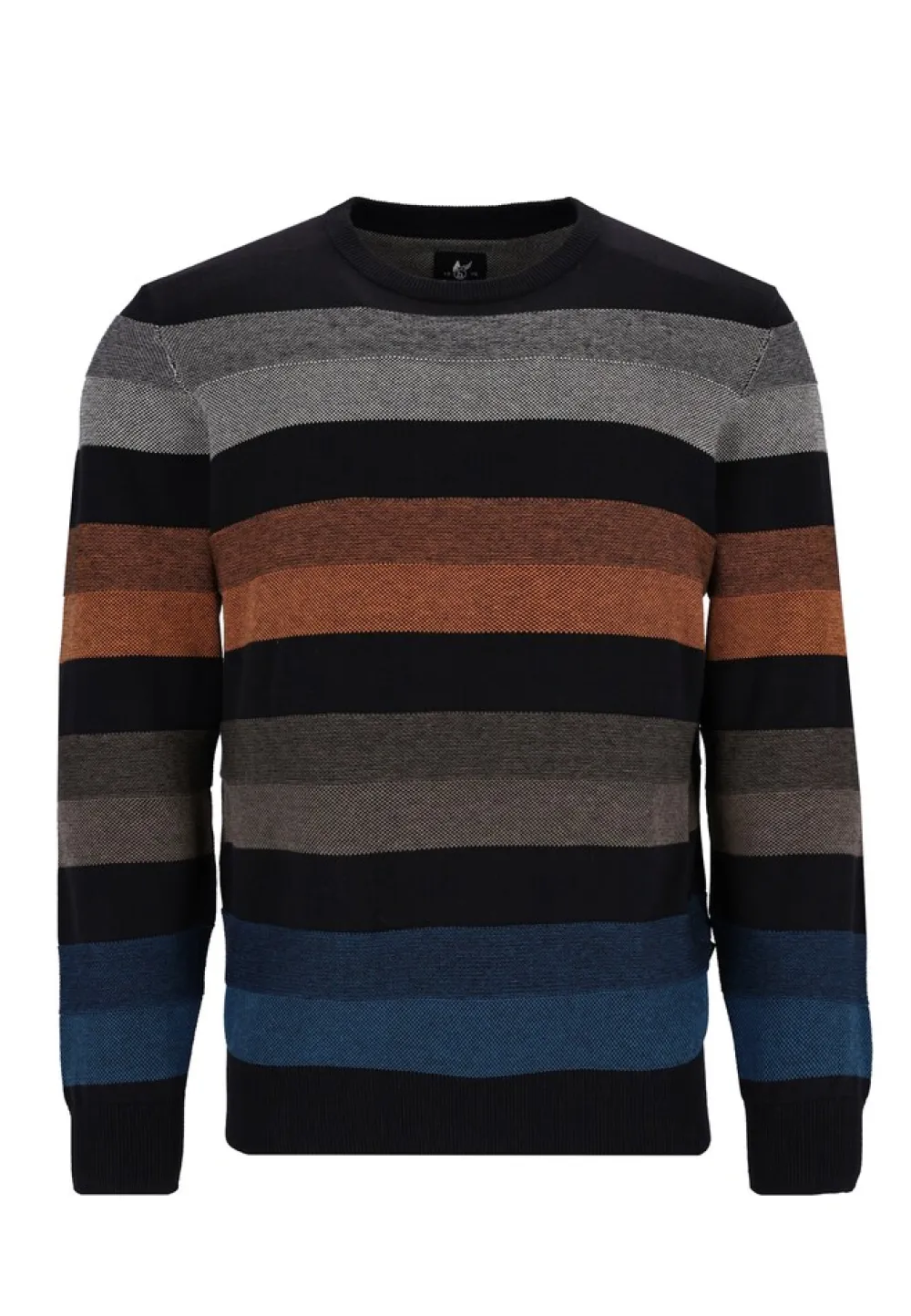 hajo Pullover Strickpullover R-Neck schwarz Hot