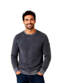 hajo Sweatshirt Langarmshirt schwarz