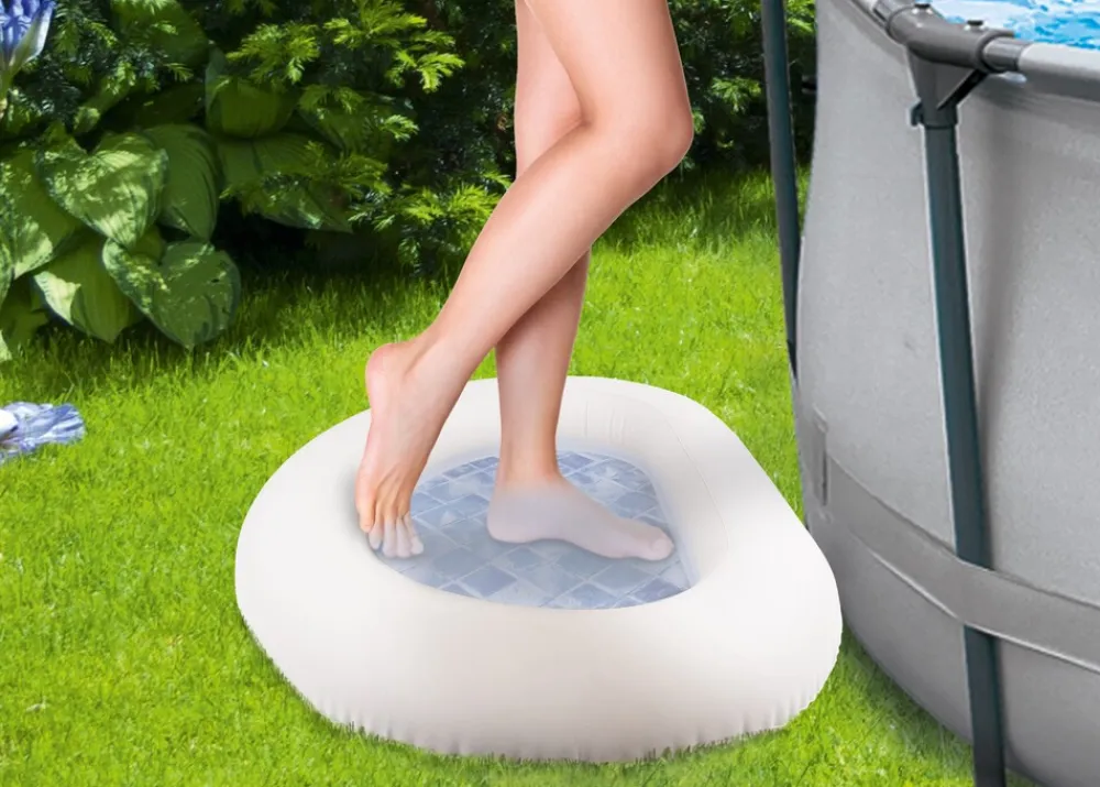 - Fußbecken, aufblasbar, (ca. 87x68x14 cm) für SPA-Pool Zubehör hygienisch Fußbad Becken ^ Happy People Hot