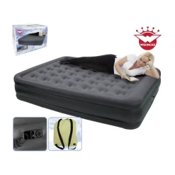 - Gästebett - Double (203x157x47cm) mit integrierter Elektropumpe Luftbett Camping Matratze ^ Happy People Outlet
