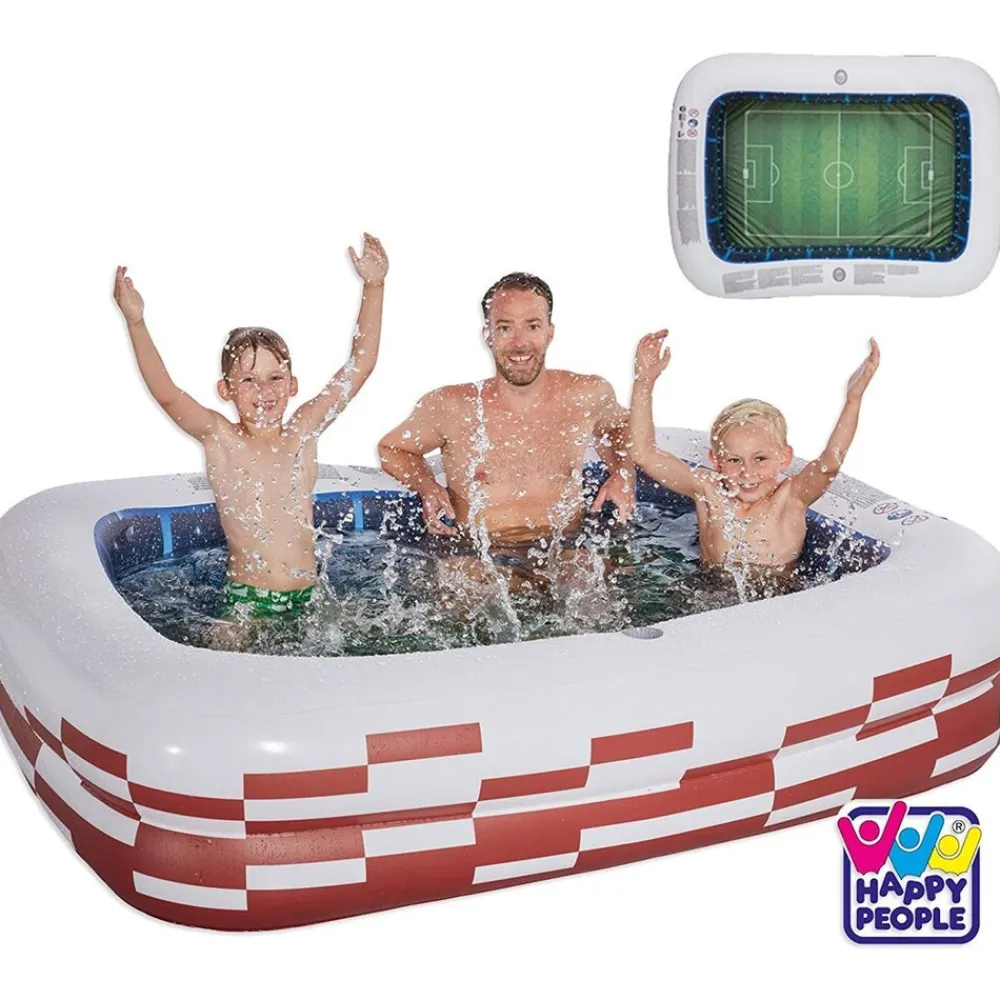 Happy People - Planschbecken - Family Pool Stadion (200x150x50cm) Fußballstadion Fußball WM EM Online
