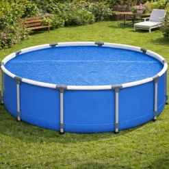 Pool Solarplane Rund für Framepool Stahlrahmenpool 300 cm Abdeckung ^ Happy People Outlet