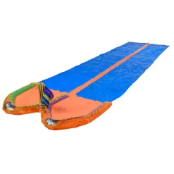 Happy People Wasserrutsche Doppelrutsche 650x180 cm mit Auffangbecken Discount