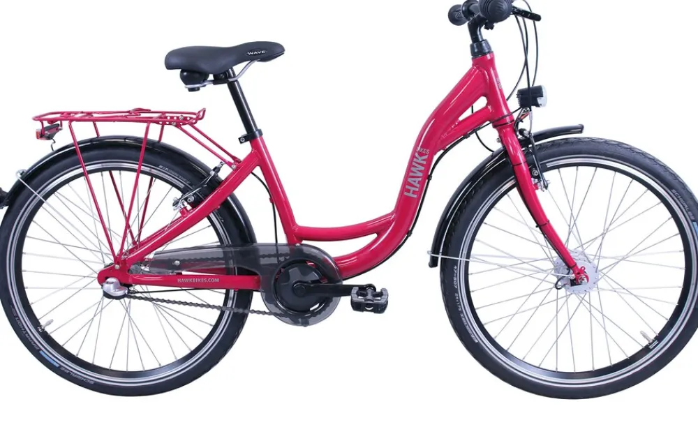 Hawk City Wave Jugendrad Mädchen 24 Zoll 35 cm Wave - Blau Outlet