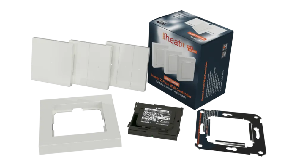 Z-Push Wall Controller Z-Wave 700er Serie ^ Heatit Outlet