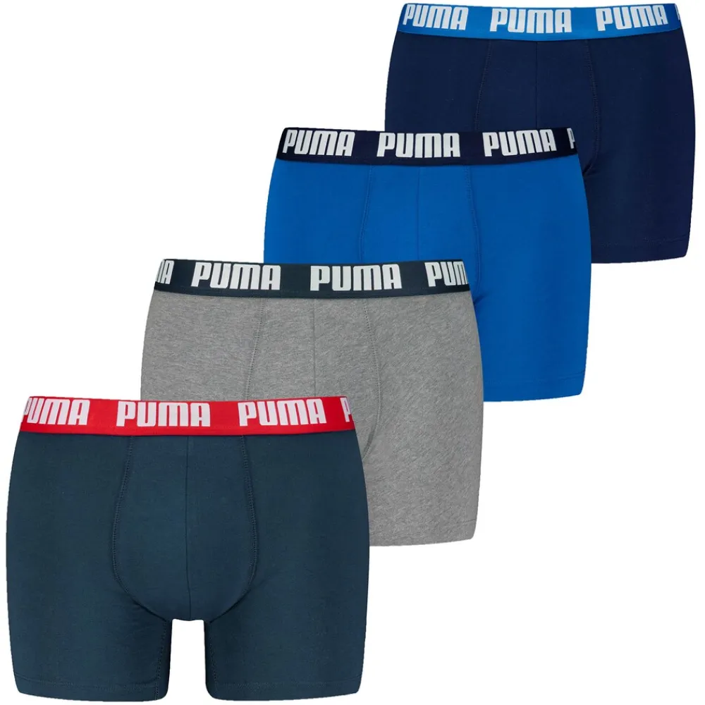 PUMA Herren Boxerhort Blau/Grau Discount