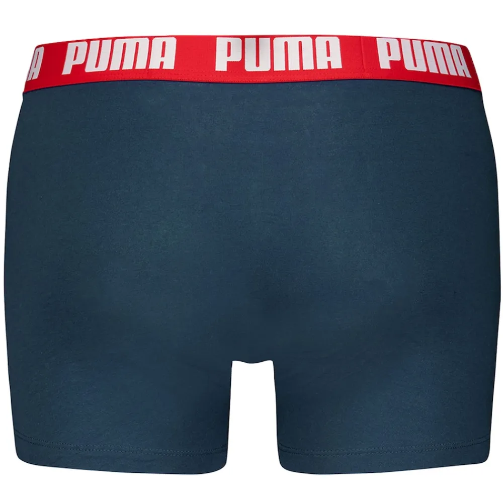 PUMA Herren Boxerhort Blau/Grau Discount