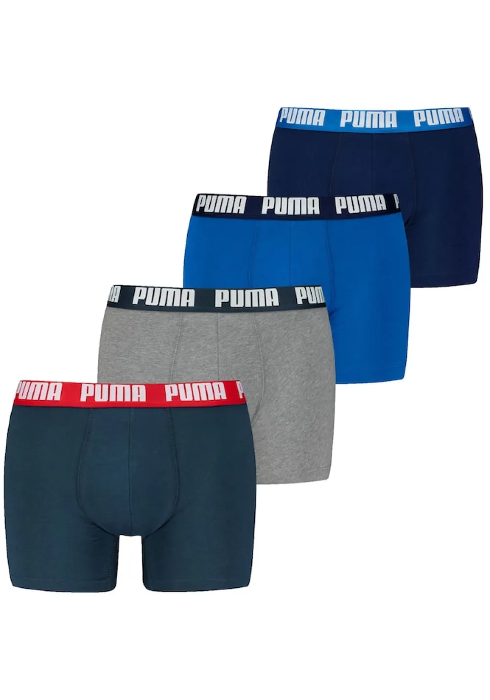 PUMA Herren Boxerhort Blau/Grau Discount