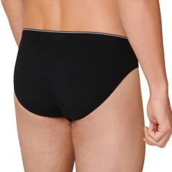 Schiesser Herren Slip Schwarz Best