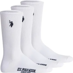 U.S. Polo Assn. Herren Socken Weiß Best