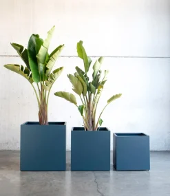 Herstera Garden Stahl Hochbeet Pflanzkübel Cube -versch. Ausführungen anthrazit Hot