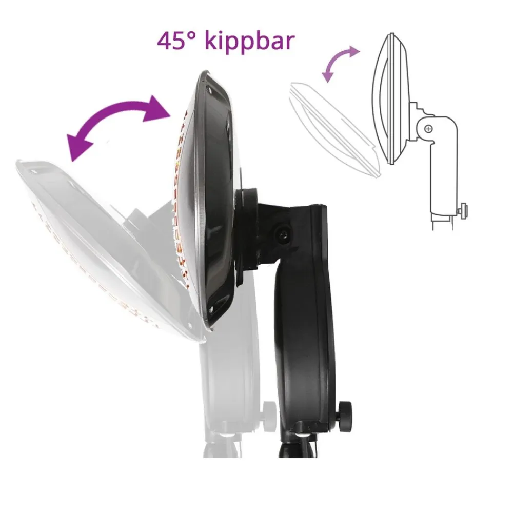 Hartig + Helling H+H IPX4 BS 55 G Quarz-Heizstrahler mit drei Heizstäben, 2000 W Discount
