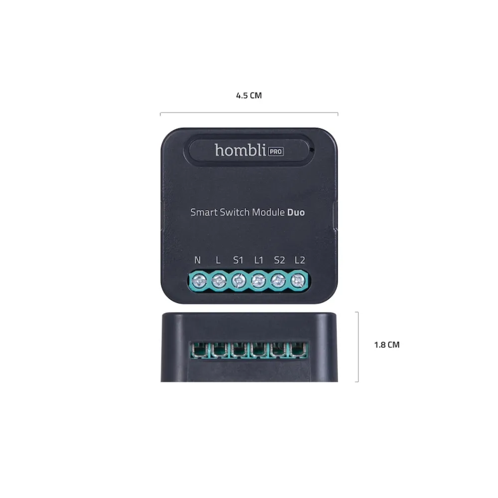 Hombli Smart Switch Module Duo - smartes Schaltmodul Duo ^ Avanca International BV Outlet