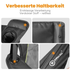 HOMECALL Campingstuhl XXL Klappstuhl, bis 360 KG Belastbar Best