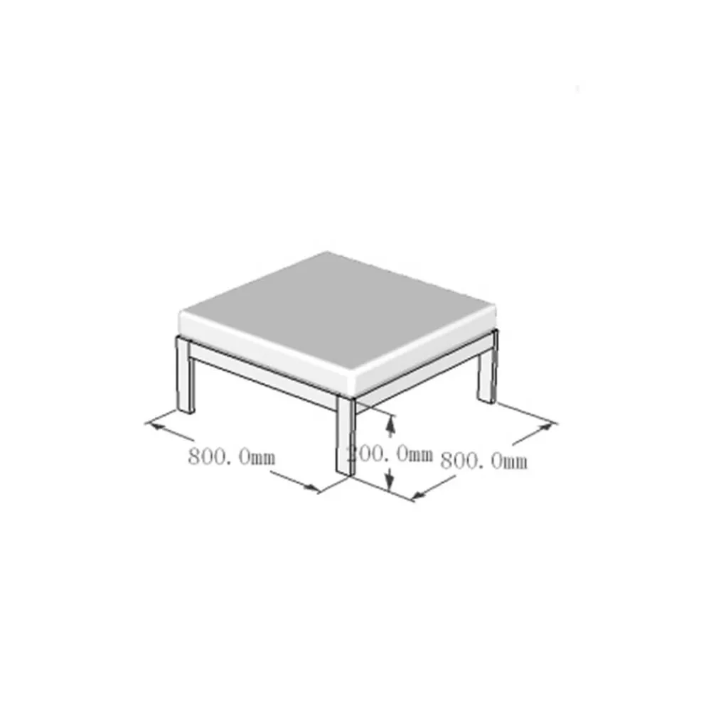 Home Deluxe Gartenlounge Aluminium RIO XS - Anthrazit Sale