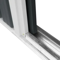 Geräteschuppen aus verzinktem Stahl BOHIO XS - 163 x 182 cm ^ Home Deluxe