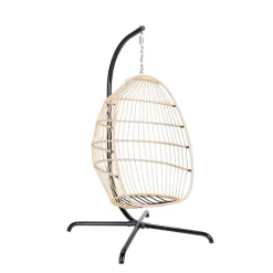 Home Deluxe Hängesessel LOMA – 2 Sitzer Beige Discount