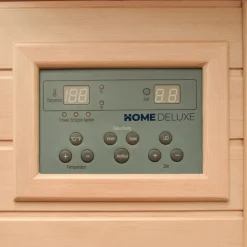 Infrarotkabine mit Vollspektrumstrahler REDSUN M - 120 x 105 cm für 2 Personen ^ Home Deluxe Best