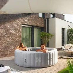 Outdoor Whirlpool SPLASH inkl. Abdeckung - Ø208 cm 6 Personen ^ Home Deluxe Online