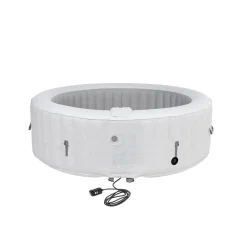Outdoor Whirlpool SPLASH inkl. Abdeckung - Ø208 cm 6 Personen ^ Home Deluxe Online