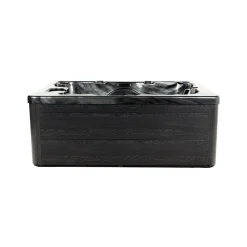 Outdoor Whirlpool BLACK MARBLE PURE - 210 x 160 cm für 3 Personen ^ Home Deluxe